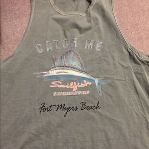 Vintage style Catch Me Tank Top